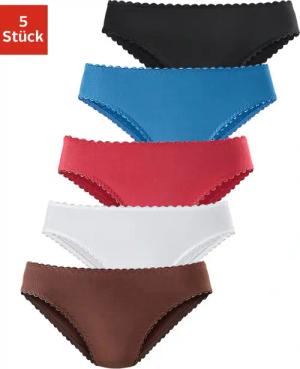 petite fleur Jazz-Pants Slips, (5er-Pack), aus weicher Microfaser