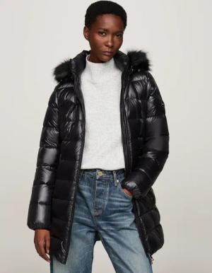 Tommy Hilfiger Langmantel, mit Logoprägung