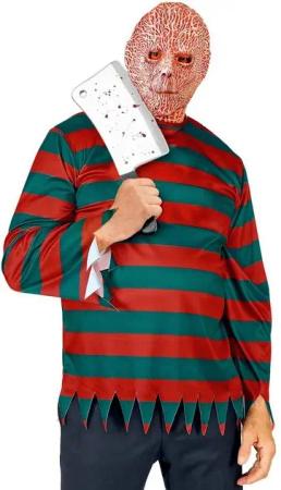 Widdmann Kostüm Nightmare Pullover, Horrorfilm-Pulli mit Wiedererkennungswert
