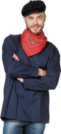 Wilbers Kostüm Künstlerkostüm Karneval Herren Maler Outfit mit Mütze und Oberteil