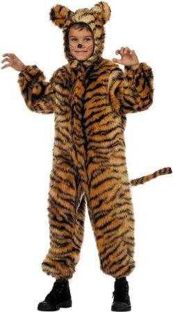 Wilbers Kostüm Zoo Outfit Tiger Kostüm Karneval Tier Verkleidung Mottoparty Kinder