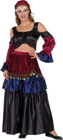 Party x People Kostüm Wahrsager Hellseher Kostüm Damen Karneval Mystisches Orakel Outfit