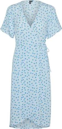 Vero Moda Midikleid SAKI (1-tlg) Wickel-Design