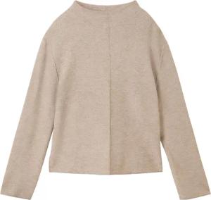 TOM TAILOR Damen Strickpullover mit LENZING™ ECOVERO™, braun, Uni, Gr. XL