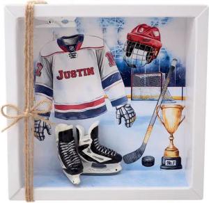 ZauberDeko Geschenkbox Geldgeschenk Eishockey personalisiert MIT NAMEN Weihnachten Gutschein