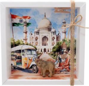 ZauberDeko Geschenkbox Geldgeschenk Verpackung Indien Neu-Delhi Urlaub Reise Gutschein