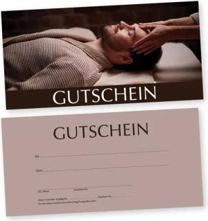 cosmeticPlus Geschenkkarte 50 Gutscheinkarten für Massage, Spa & Wellness zum Verkaufen