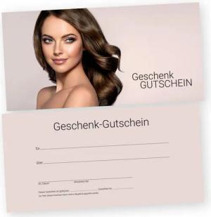 cosmeticPlus Geschenkkarte 50 Gutscheinkarten für Frisöre, Barber und Styling zum Verkaufen