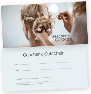 cosmeticPlus Geschenkkarte 50 Gutscheinkarten für Frisöre, Barber und Styling zum Verkaufen