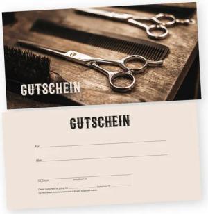 cosmeticPlus Geschenkkarte 50 Gutscheinkarten für Frisöre, Barber und Styling zum Verkaufen