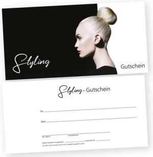 cosmeticPlus Geschenkkarte 50 Gutscheinkarten für Frisöre, Barber und Styling zum Verkaufen