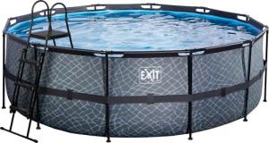 EXIT Framepool "inkl. Sicherheitsleiter", (Set, 3 tlg.), ØxH: 427x122 cm, mit Sandfilterpumpe