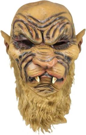 Das Kostümland Verkleidungsmaske Werwolf Maske - Braun