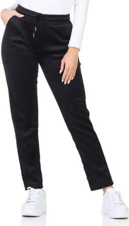 Aurela Damenmode Samthose Schlupfhose weiche Haushose Relax und Rehahose für Damen Elastisch, gefüttert, beiter Komfortbund
