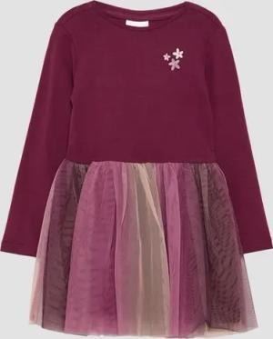 s.Oliver Minikleid Kleid mit Tüllrock und Stickerei Stickerei