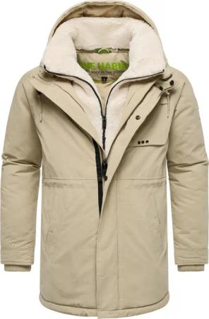 Stone Harbour Kurzmantel "Navroos XX", Kurzer Herren Wintermantel mit abnehmbarem Kragen