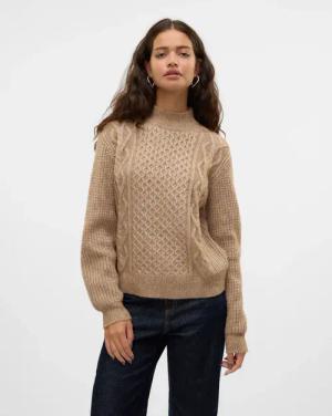 Vero Moda Stehkragenpullover "VMUNIVERSE LS HIGHNECK PULLOVER GA BF"