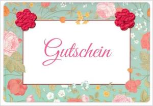 Postkarte Grußkarte mit Blumensamen "Gutschein", Erwachsene