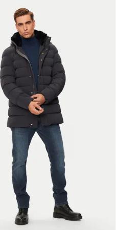 Hetregó Daunenjacke William 8N435R Grau Regular Fit