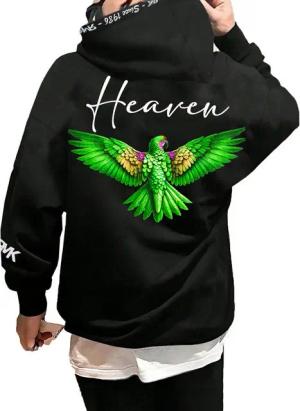 RMK Hoodie Herren Kapuzenpullover Pullover Pulli Langarmshirt Heaven mit Kapuze und 2 Taschen