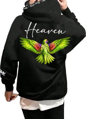 RMK Hoodie Herren Kapuzenpullover Pullover Pulli Langarmshirt Heaven mit Kapuze und 2 Taschen