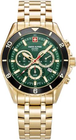Swiss Alpine Military 7034.9118 Herrenuhr Sierra Chronograph 43mm 10ATM