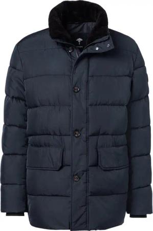 Joop! Steppjacke mit Logo-Aufnäher und abtrennbarem Kunstfellkragen