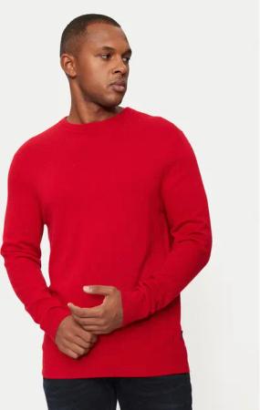 Bugatti Pullover 7400 65560B Rot Regular Fit