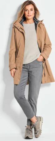 Ganzjahresjacke - camel - Gr. 44 von Goldner Fashion