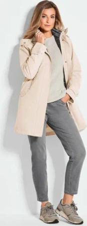 Ganzjahresjacke - stein - Gr. 25 von Goldner Fashion