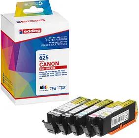 edding EDD-625 2x schwarz, cyan, magenta, gelb Druckerpatronen kompatibel zu Canon PGI-580XXL BK, CLI-581XXL BK/C/M/Y, 5er-Set