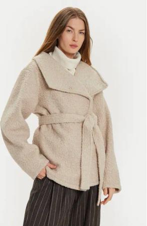 Gina Tricot Wintermantel 24039 Beige Oversize