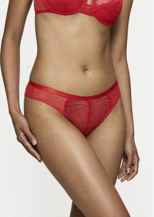Triumph Brazilian Damenslip Delightful Spotlight 10219844 Rot