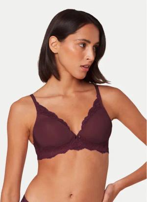 Triumph BH ohne Bügel Amourette Charm 10214457 Dunkelrot