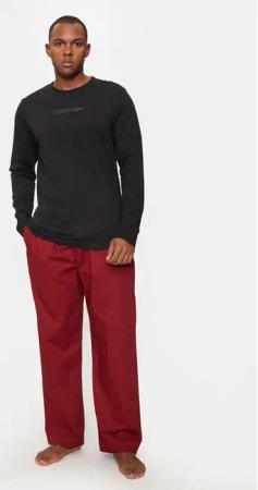 Calvin Klein Underwear Pyjamahose 000NM2781E Rot Relaxed Fit