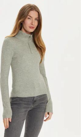 Vero Moda Pullover Happiness 10317993 Grau Slim Fit