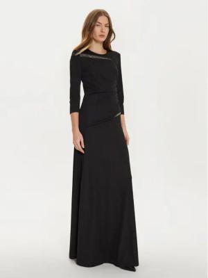 Rinascimento Abendkleid CFC0121168003 Schwarz Regular Fit