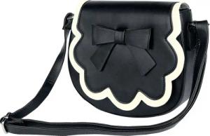 Banned Retro Handtasche - Rocco - für Damen - schwarz/weiß