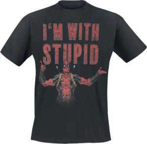 Deadpool - Marvel T-Shirt - S bis XXL - für Männer - Größe XXL - schwarz - Lizenzierter Fanartikel