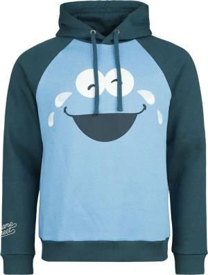 Sesamstraße Kapuzenpullover - Krümelmonster - S bis 3XL - für Männer - Größe L - blau - EMP exklusives Merchandise!
