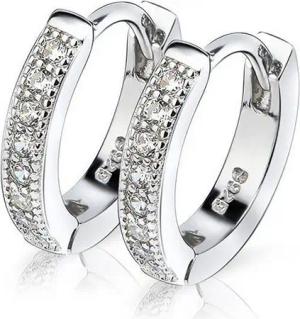 Schmuck-Elfe Paar Creolen Glance small, 925 Sterling Silber