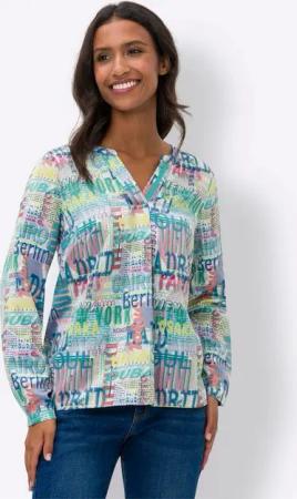 heine Klassische Bluse Druckbluse