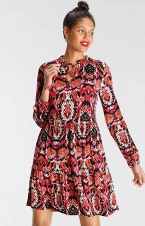 Tamaris Minikleid, festliche Anlässe, aus Jerseystoff, Langarm