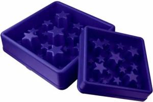 EAT SLOW LIVE LONGER Napf Star Blue L