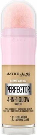 MAYBELLINE NEW YORK Foundation Instant Perfector 4-in-1 Glow Makeup 1.5 Light Medium