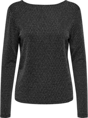 ONLY Blusentop ONLCAROL L/S 2-WAY GLITTER MIX TOP