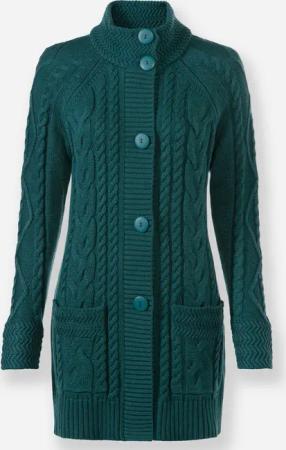 Longstrickjacke