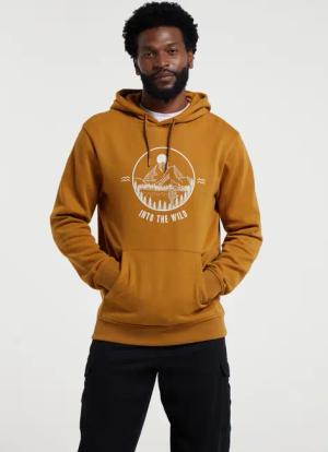 Into The Wild Kapuzenpullover für Herren - Gelb