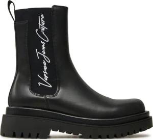 Versace Jeans Couture Klassische Stiefeletten Drew 77VA3S60 Schwarz