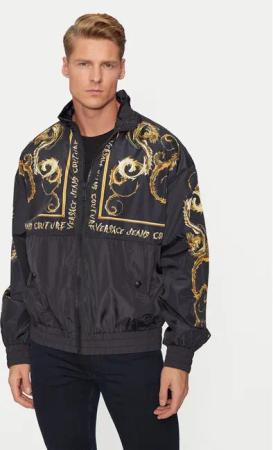 Versace Jeans Couture Bomberjacke 77GAS411 Schwarz Regular Fit